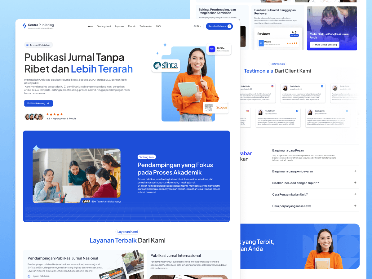 Website Publikasi Jurnal Akademik | Portofolio Dytama
